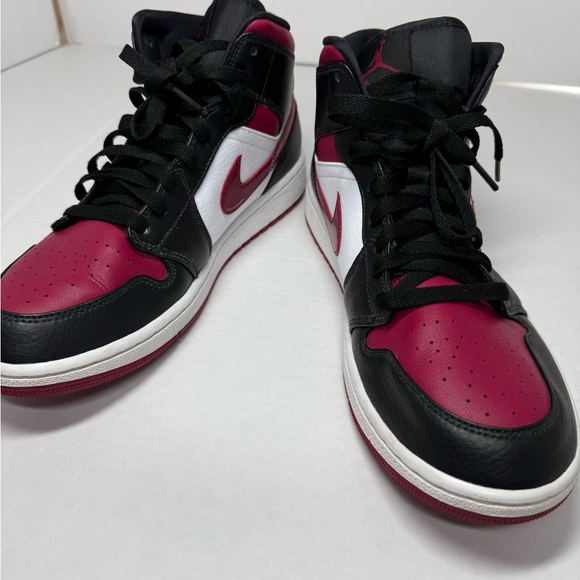 Jordan Black and Red High-Top Athletic Shoes - Picture 2 of 9